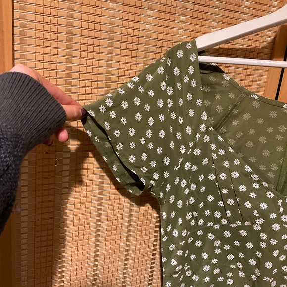 Abound Olive Daisy Skater Dress - Picture 4 of 5